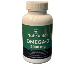 Omega-3 2000 mg – Heart & Circulation Support – 60 Softgels