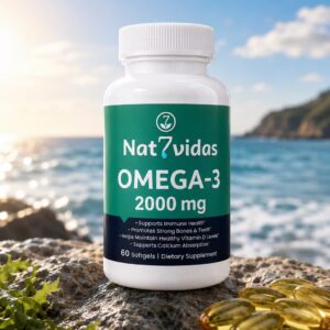 Omega-3 2000 mg – Heart & Circulation Support – 60 Softgels